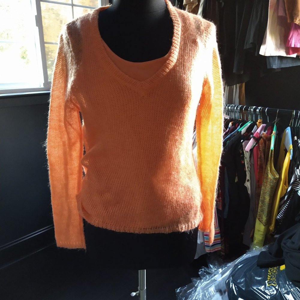 Orange Sweater